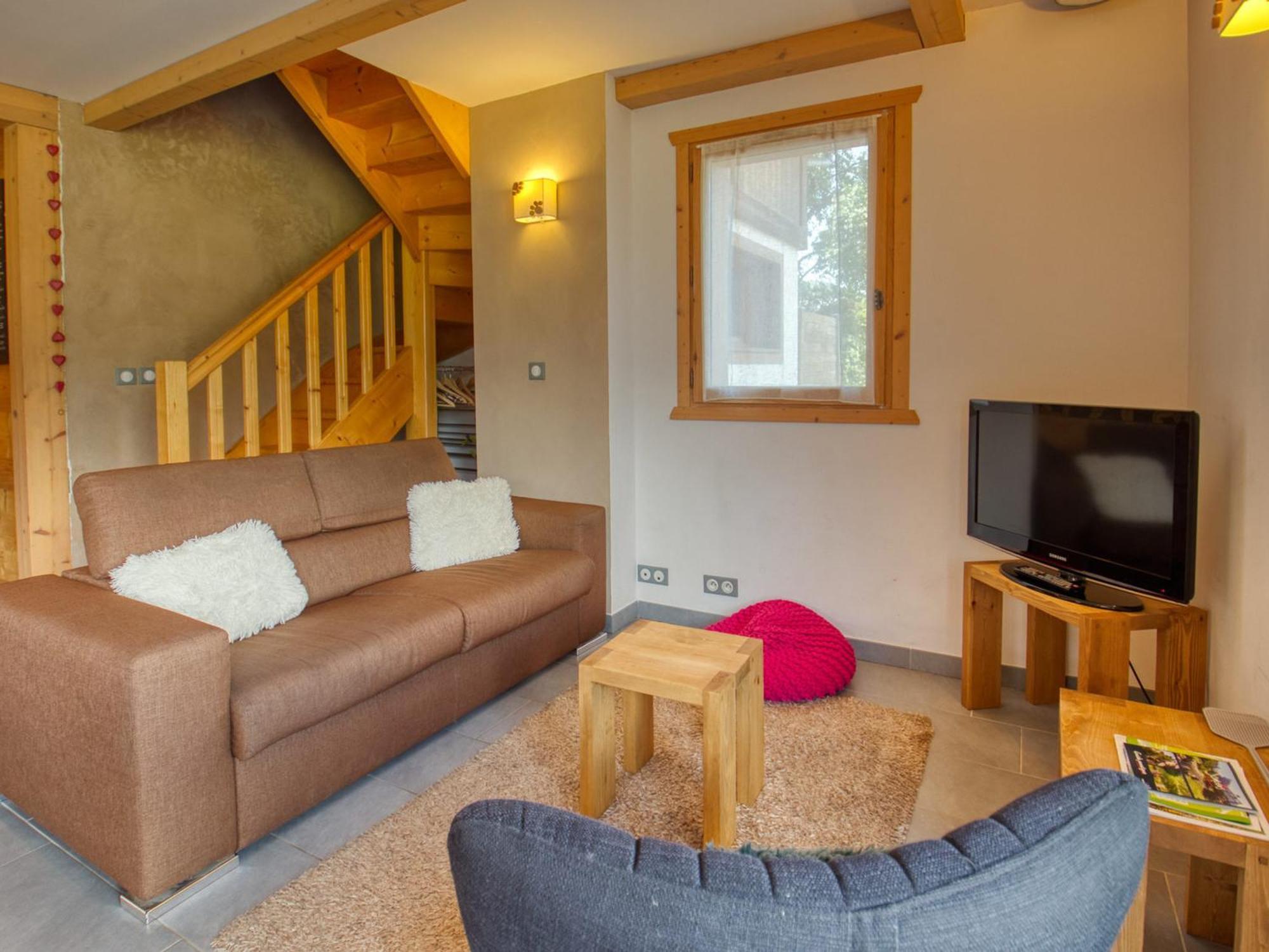 Duplex 2 Chambres Avec Grande Terrasse, Animaux Acceptes, A Samoens - Fr-1-642-77 Exterior foto