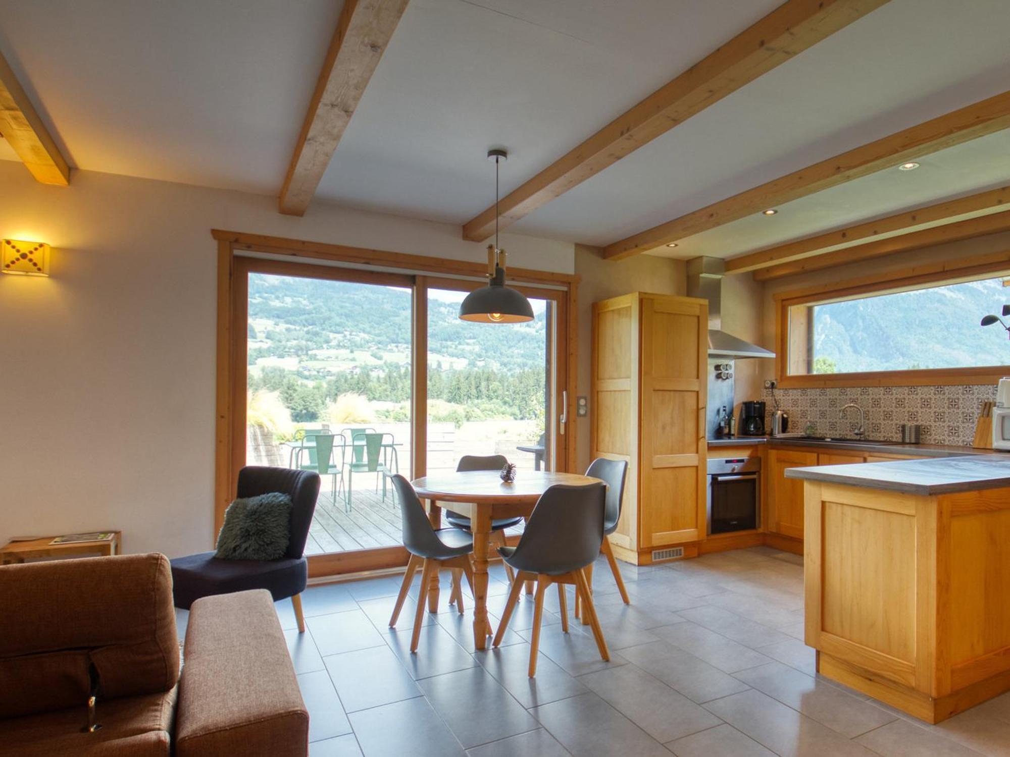 Duplex 2 Chambres Avec Grande Terrasse, Animaux Acceptes, A Samoens - Fr-1-642-77 Exterior foto